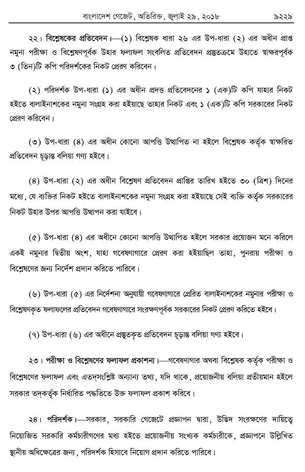 Bangladesh Pesticides law 2018